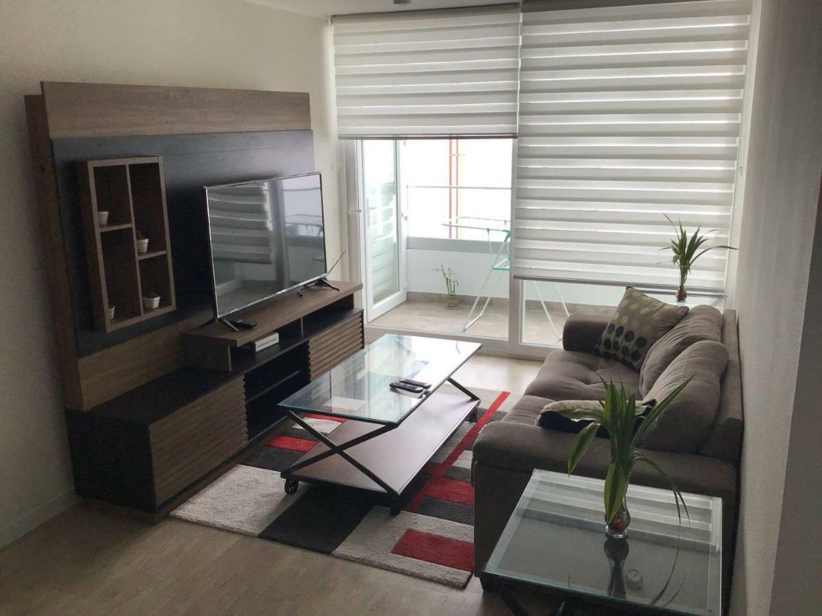 Апартаменты Moderno Departamento Miraflorino Con Aire Acondicionado Лима Экстерьер фото
